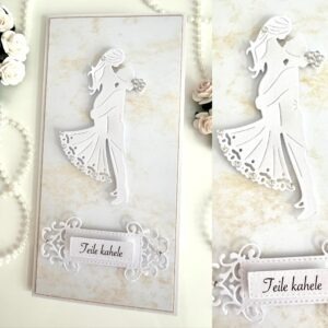 Pulmakaart pruutpaariga