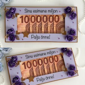 Violetne miljoni kaart naisele