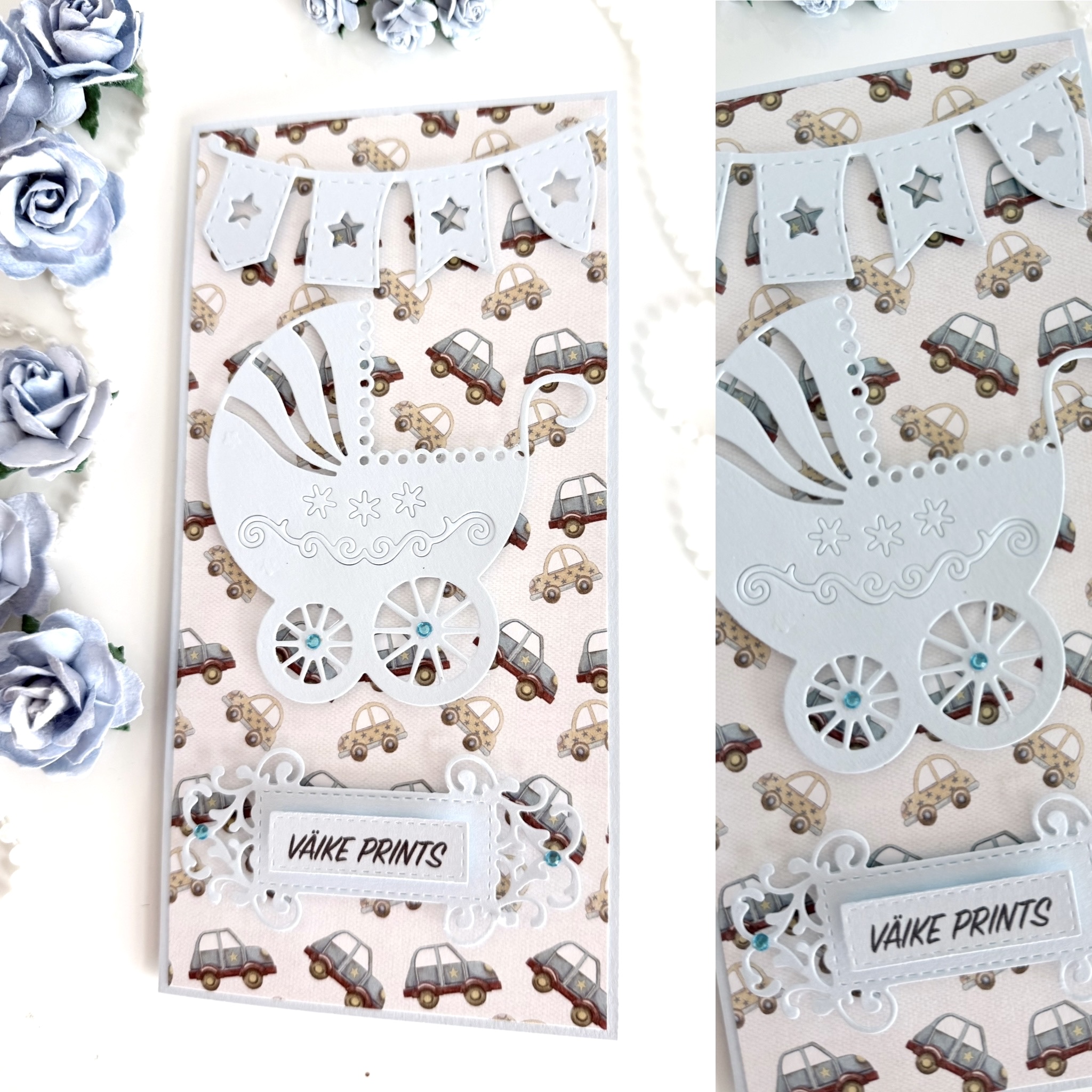 Beebipoisi katsikukaart