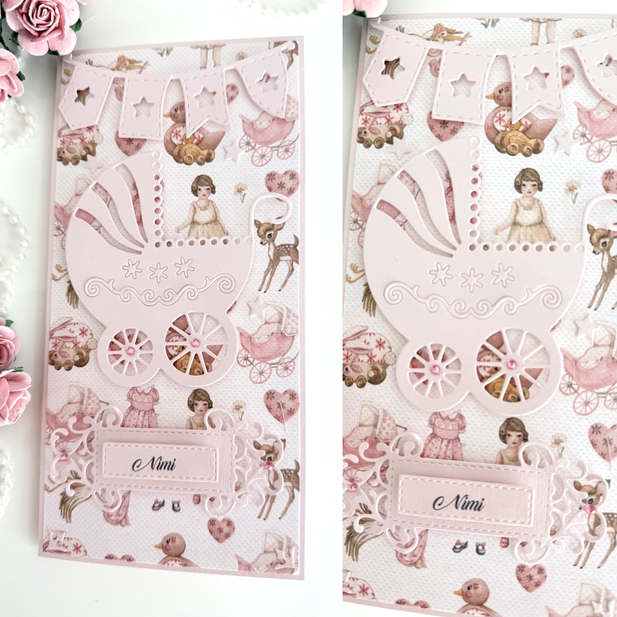 Katsikukaart vintage stiilis