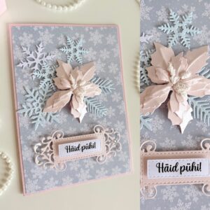 Jõulukaart Pidulik jõulutäht – Eesti käsitöö, kiire tarne | Ilukaardid